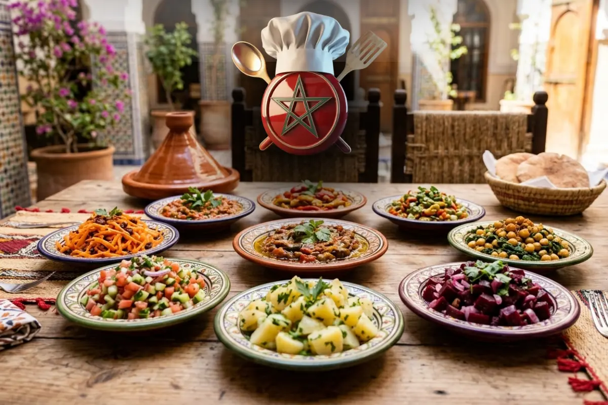15 Moroccan Salads: Complete Guide to Cooked & Fresh