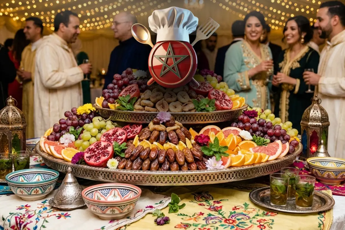 Moroccan Fruits and Their Presentation in Celebrations
