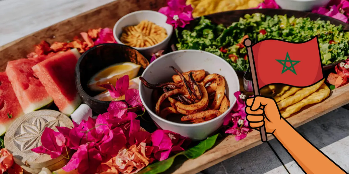 Moroccan summer cuisine