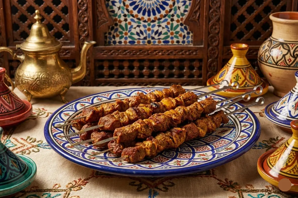 Moroccan Brochettes (Beef Skewers)