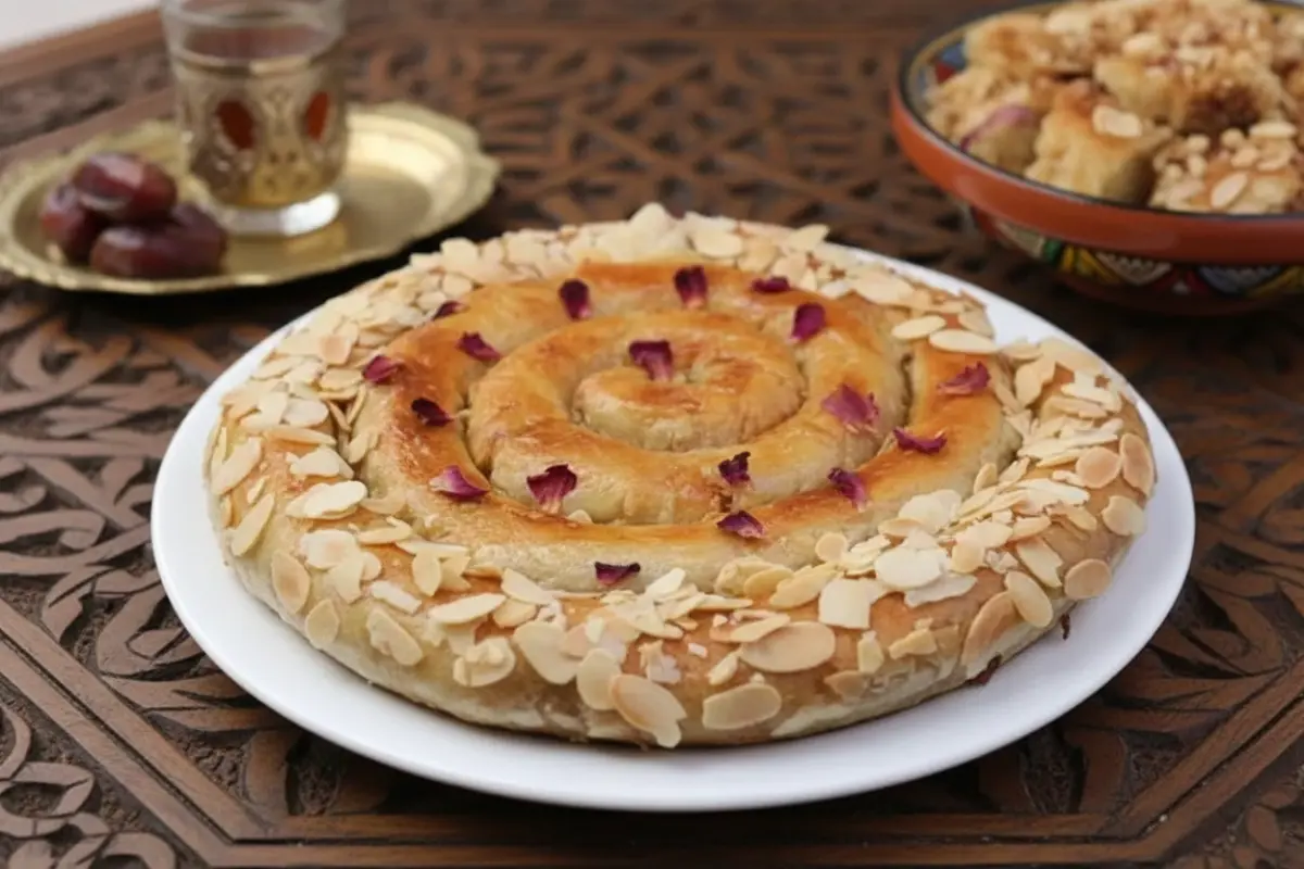 M'hancha (Moroccan Almond Snake Pastry)
