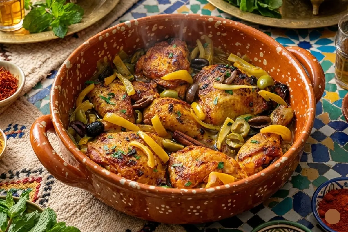Djaj Mqualli (Moroccan Preserved Lemon Chicken Stew)
