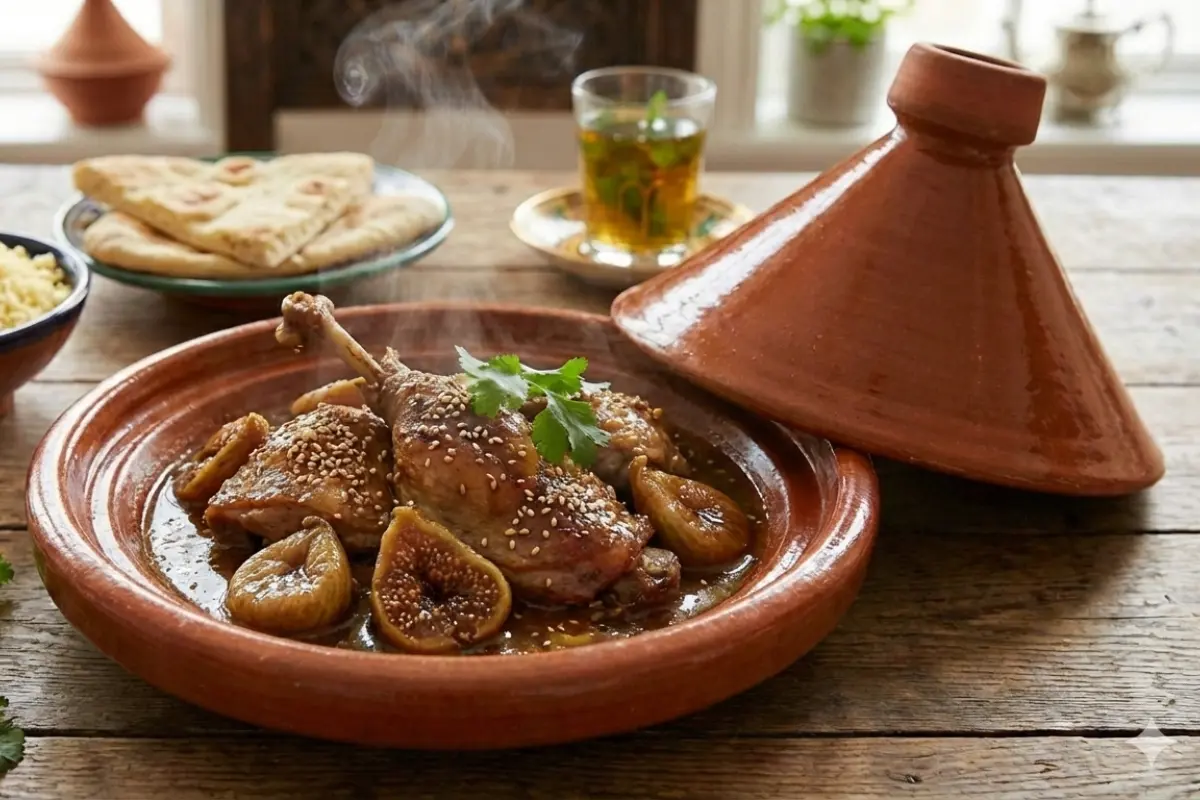 Duck Tagine with Figs and Honey