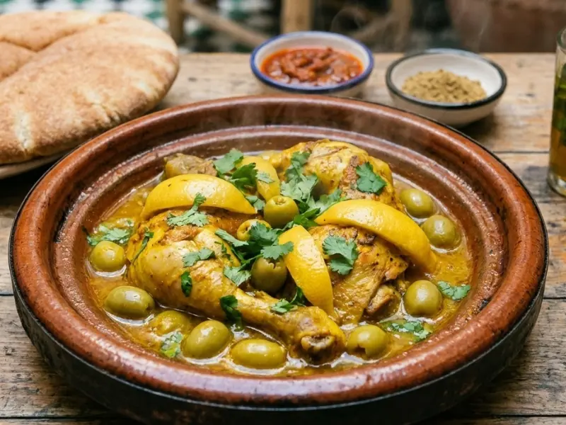 Chicken Tagine with Preserved Lemons