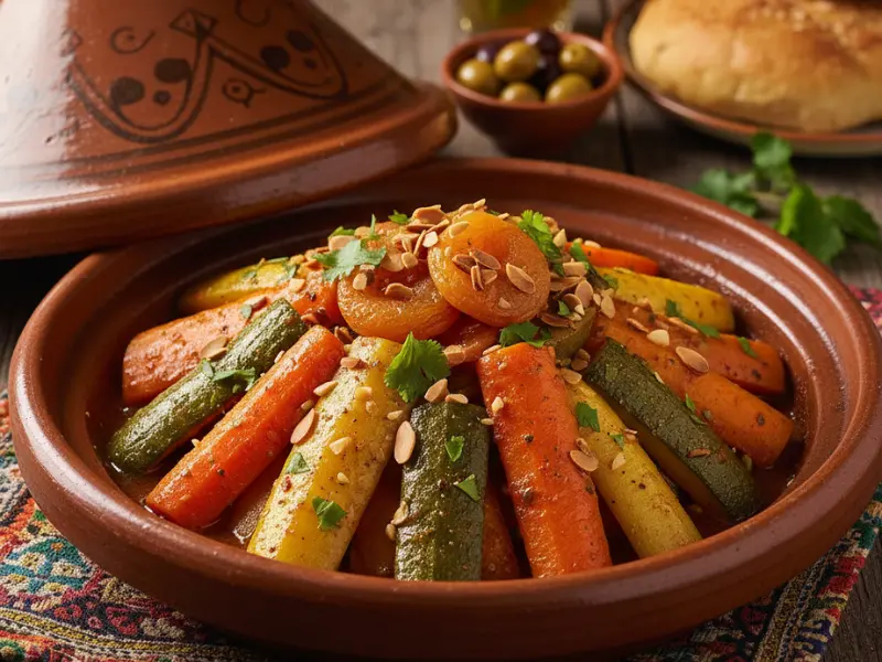 Vegetarian Tagine with Apricots