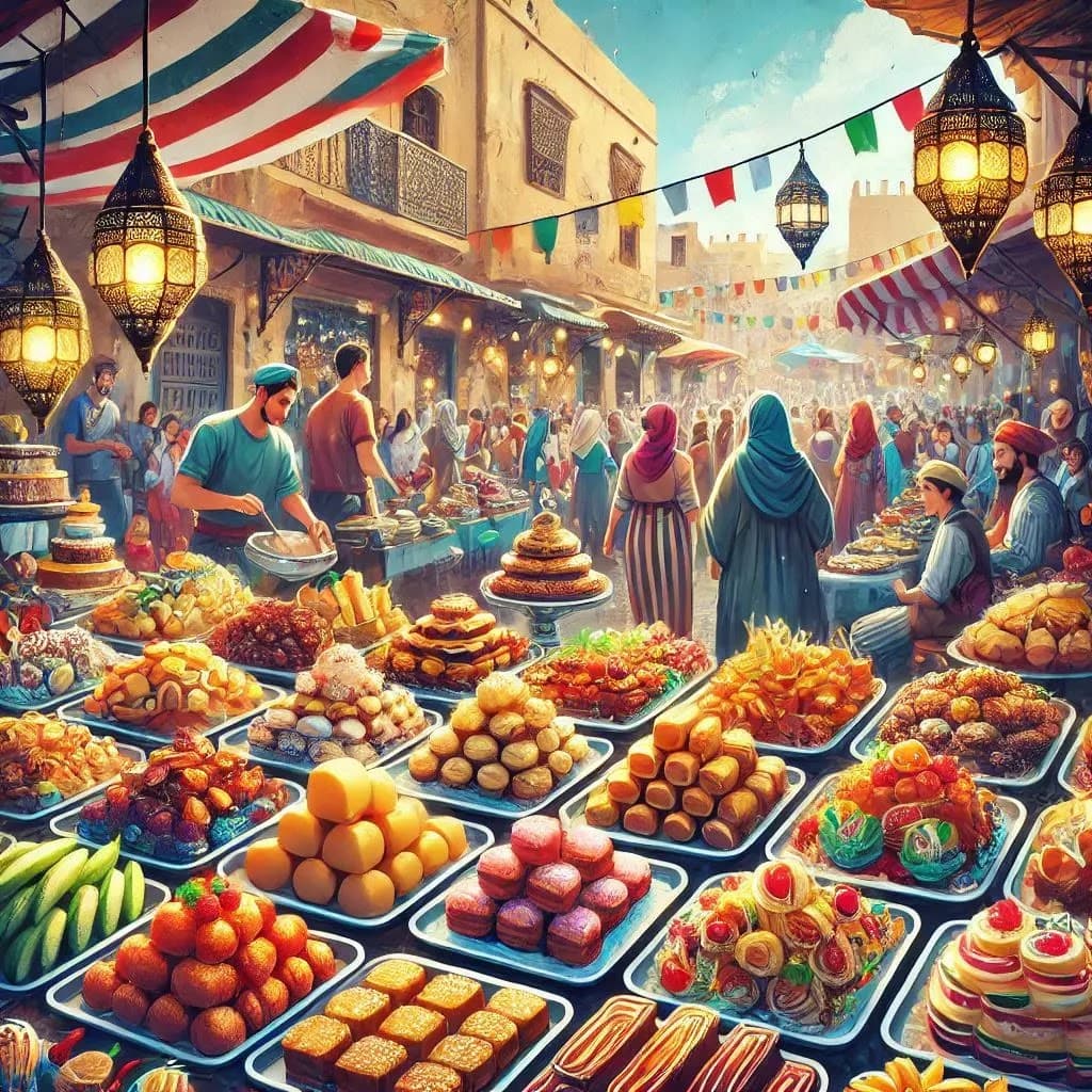 Moroccan Street Food Desserts