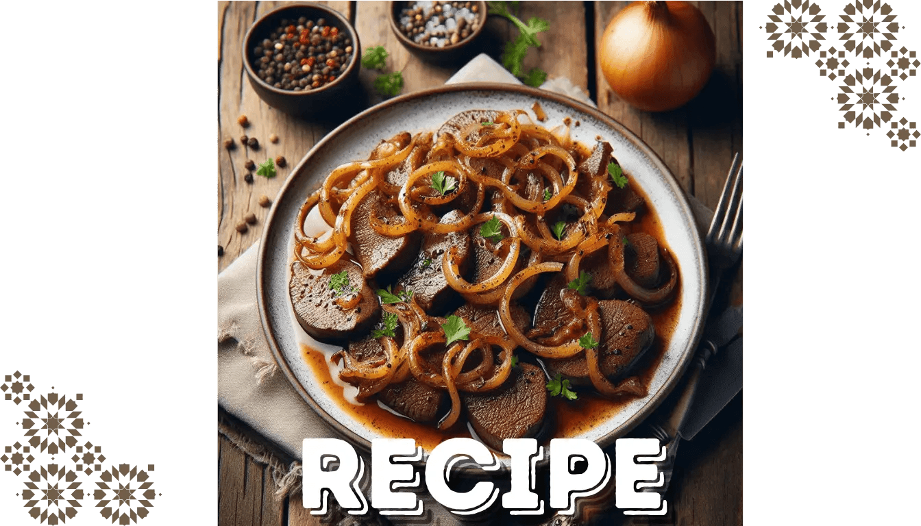 Pan-Fried Lamb Liver with Onions