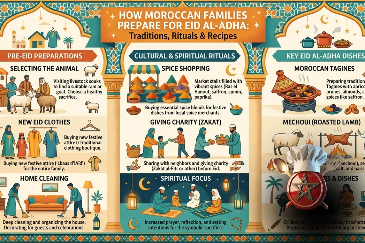 How Moroccan Families Prepare for Eid al-Adha: Traditions, Rituals and Recipes