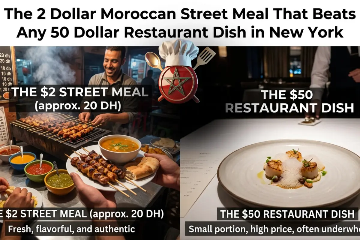 The 2 Dollar Moroccan Street Meal That Beats Any 50 Dollar Restaurant Dish in New York