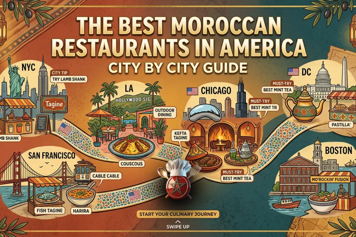 The Best Moroccan Restaurants in America: City by City Guide
