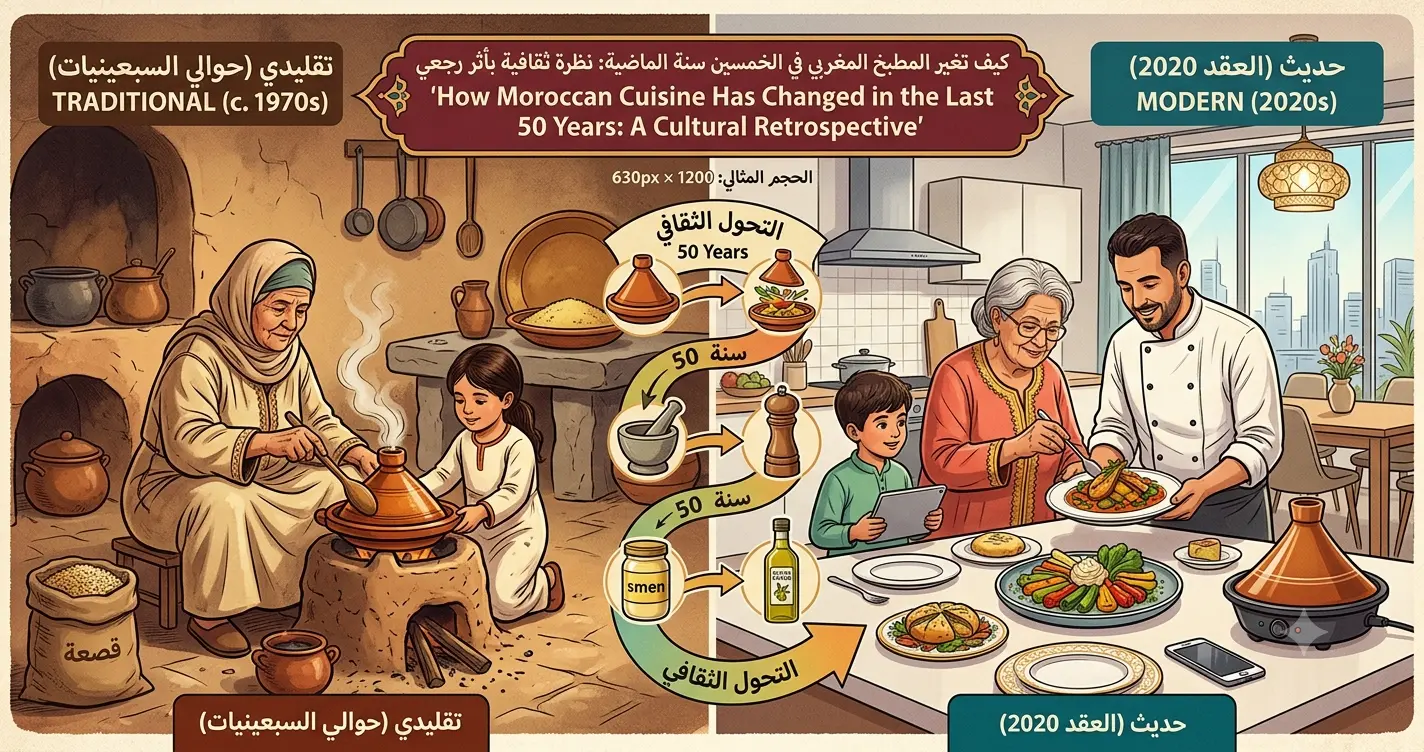 How Moroccan Cuisine Has Changed in the Last 50 Years: A Cultural Retrospective