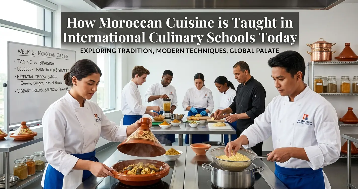 How Moroccan Cuisine is Taught in International Culinary Schools Today