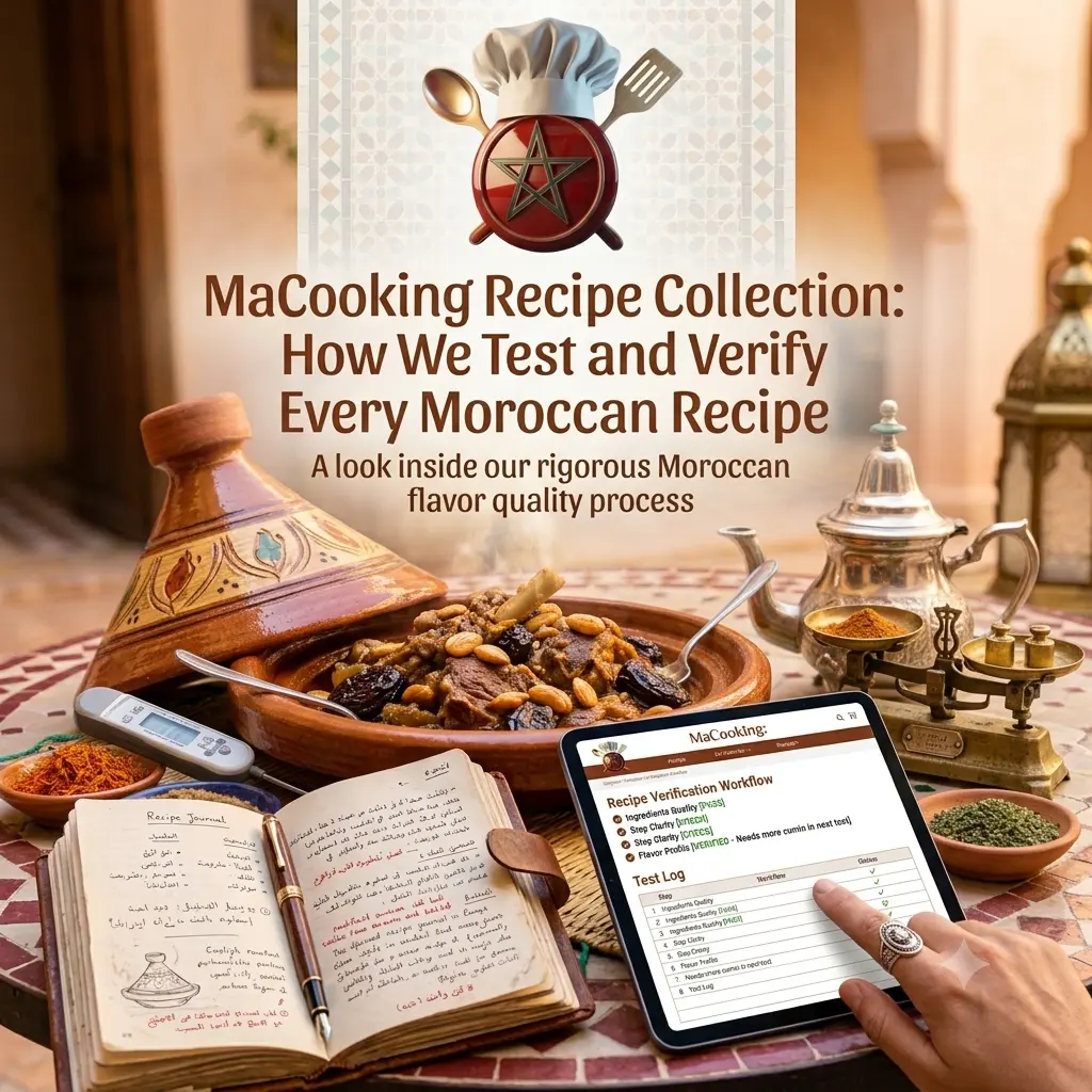 MaCooking Recipe Collection: How We Test and Verify Every Moroccan Recipe