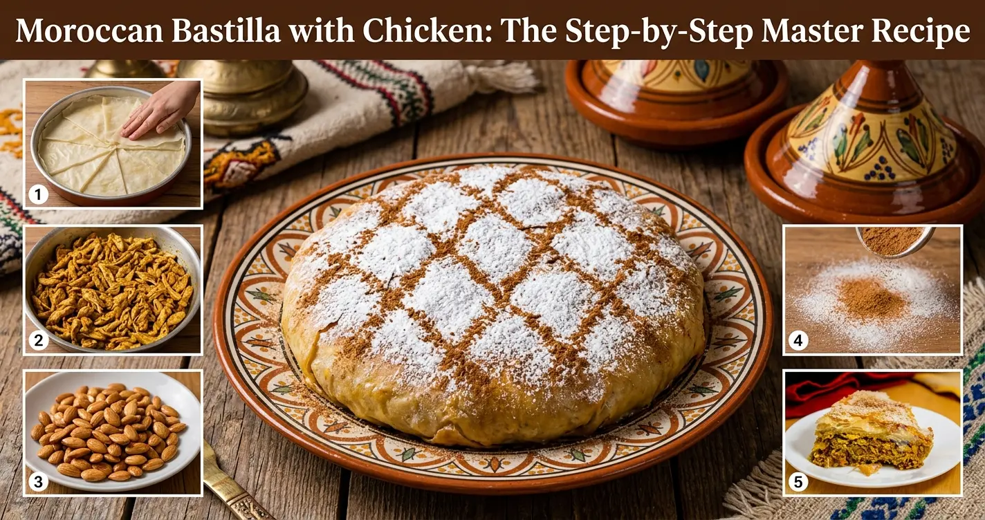 Moroccan Bastilla with Chicken: The Step-by-Step Master Recipe