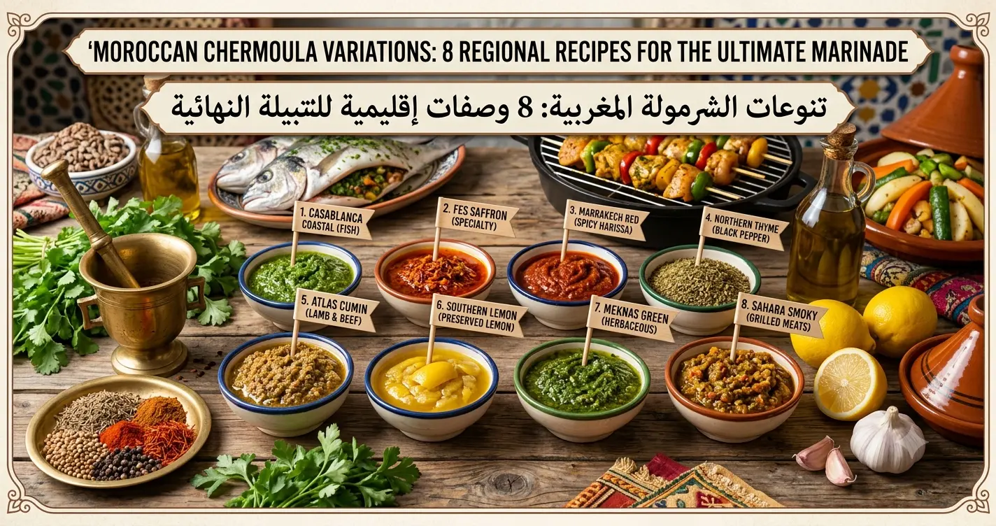 Moroccan Chermoula Variations: 8 Regional Recipes for the Ultimate Marinade
