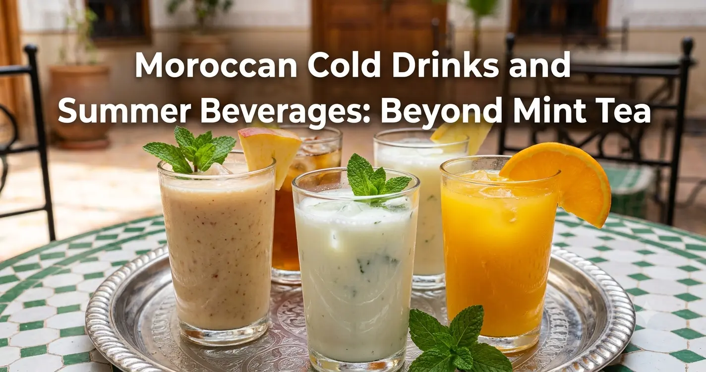 Moroccan Cold Drinks and Summer Beverages: Beyond Mint Tea