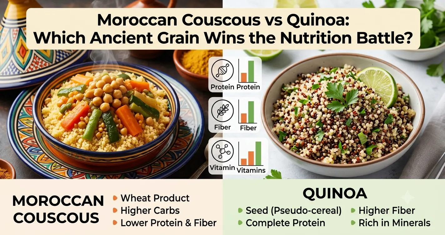 Moroccan Couscous vs Quinoa: Which Ancient Grain Wins the Nutrition Battle