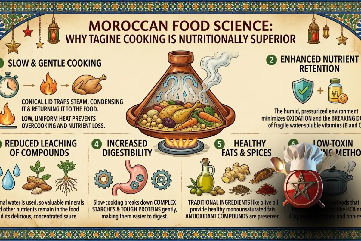 Moroccan Food Science: Why Tagine Cooking is Nutritionally Superior