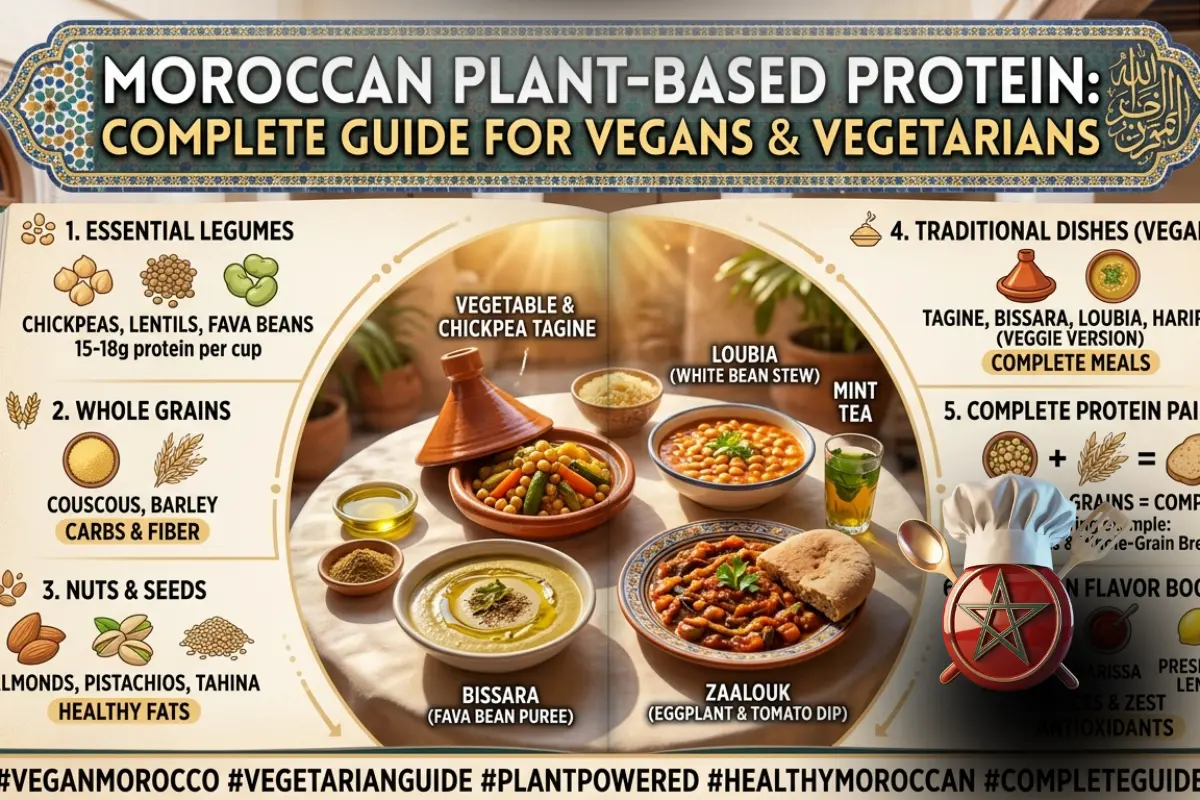 Moroccan Plant-Based Protein: Complete Guide for Vegans & Vegetarians