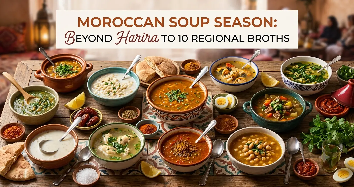 Moroccan Soup Season: Beyond Harira to 10 Regional Broths