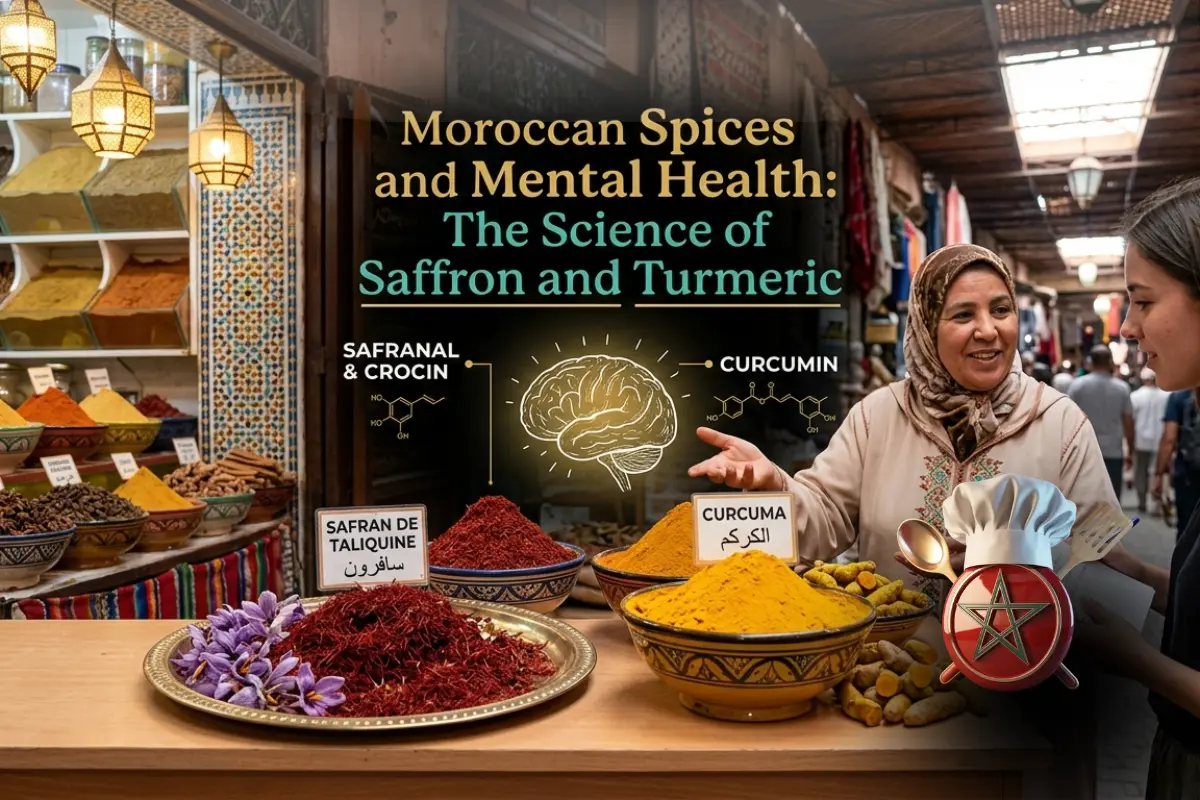 Moroccan Spices and Mental Health: The Science of Saffron and Turmeric