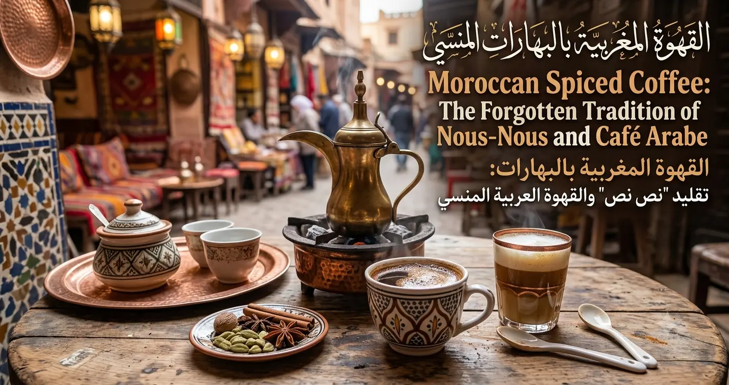 Moroccan Spiced Coffee: The Forgotten Tradition of Nous-Nous and Cafe Arabe