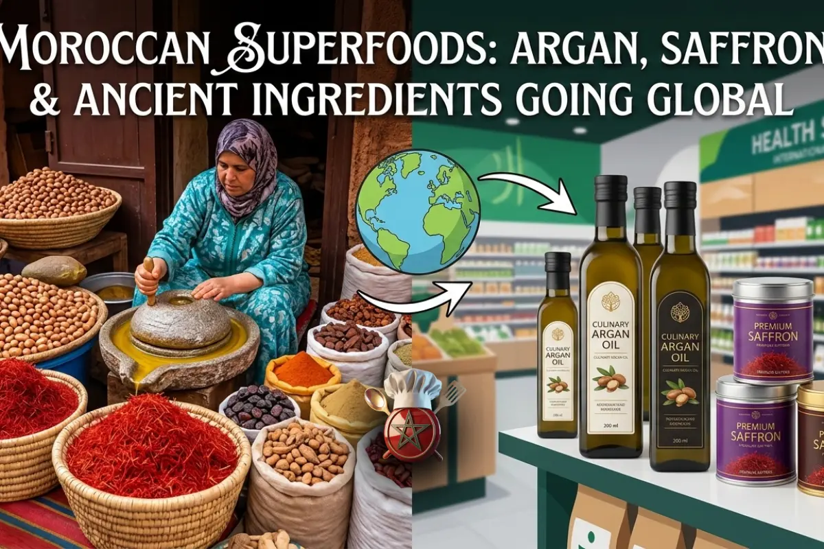 Moroccan Superfoods: Argan, Saffron & Ancient Ingredients Going Global