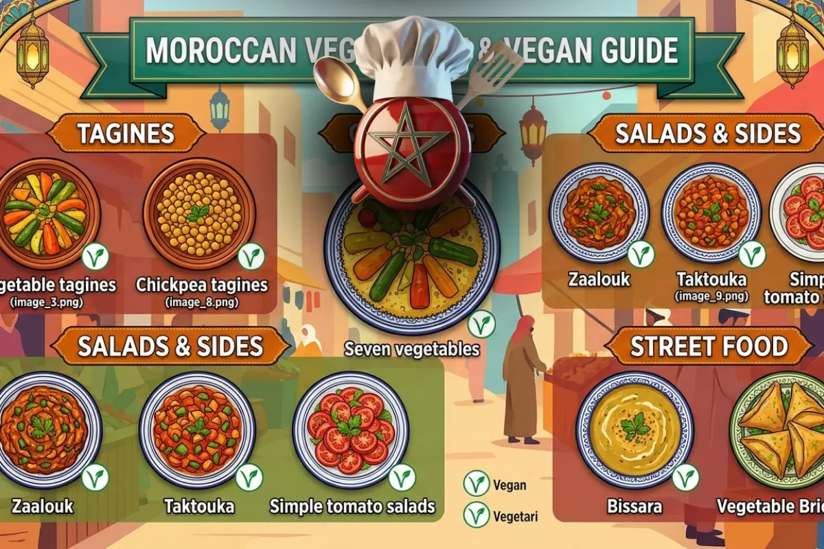 Moroccan Vegetarian & Vegan Guide: 20 Plant-Based Recipes