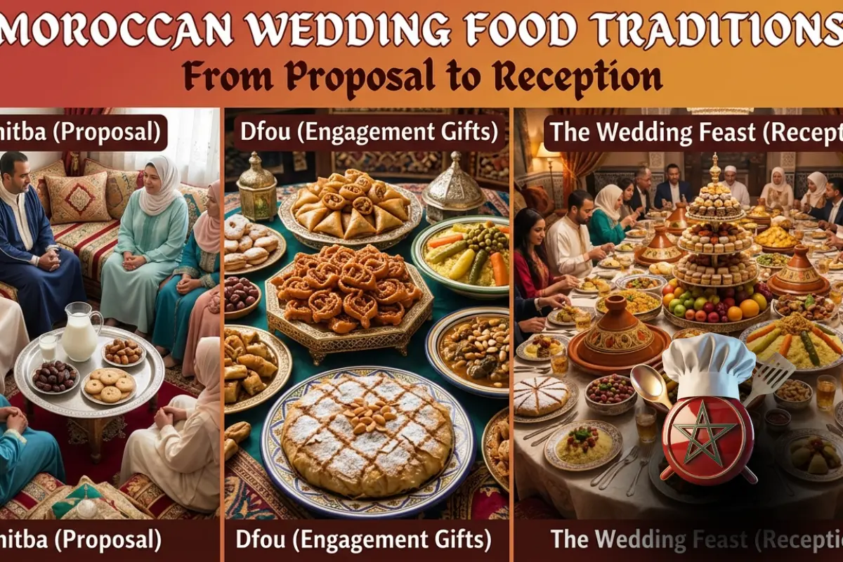 Moroccan Wedding Food Traditions: From Proposal to Reception