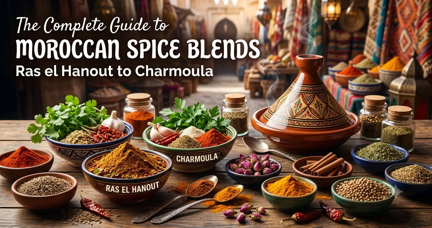 The Complete Guide to Moroccan Spice Blends: Ras el Hanout to Charmoula