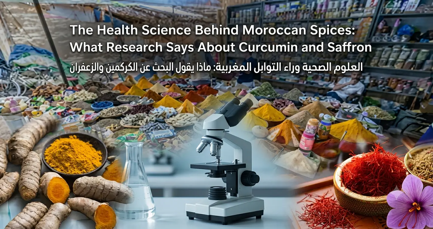 The Health Science Behind Moroccan Spices: What Research Says About Curcumin and Saffron