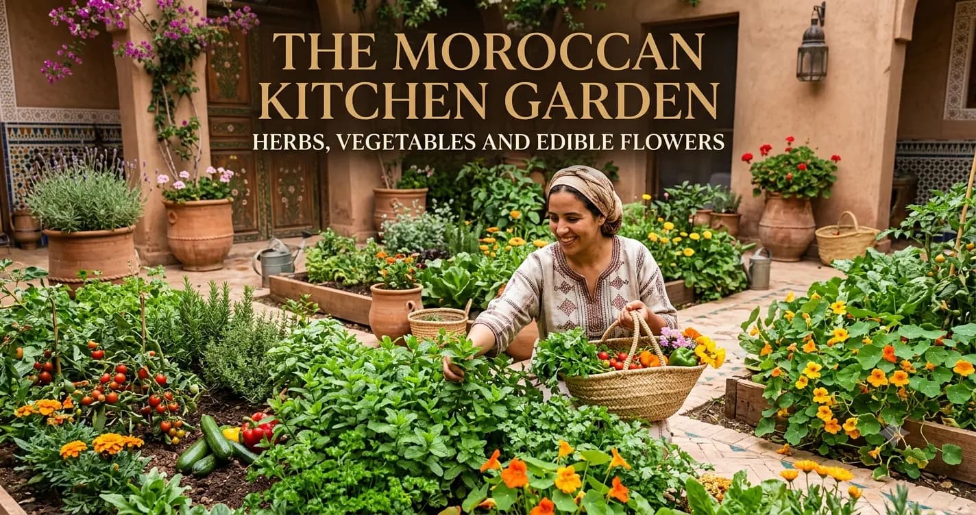 The Moroccan Kitchen Garden: Herbs, Vegetables and Edible Flowers