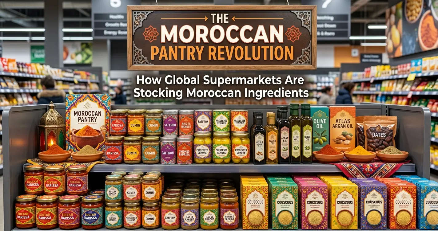 The Moroccan Pantry Revolution: How Global Supermarkets Are Stocking Moroccan Ingredients