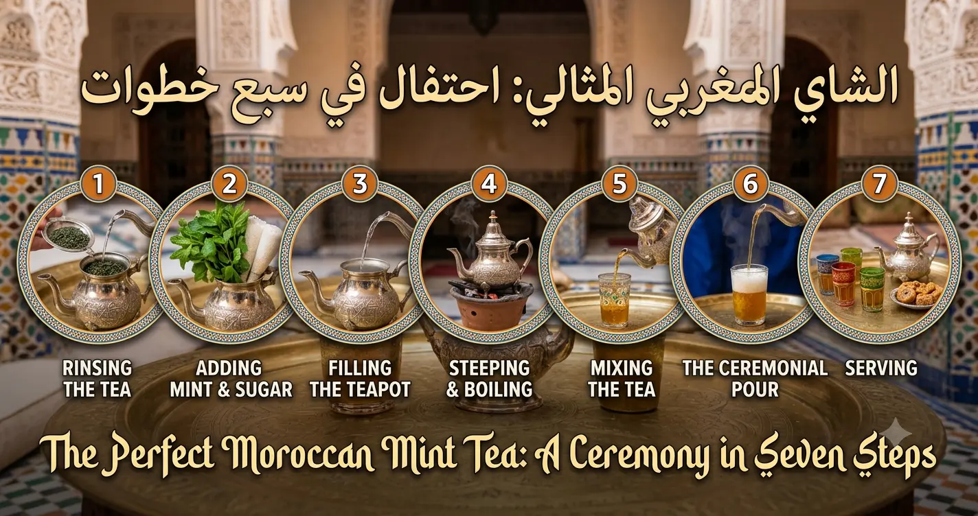 The Perfect Moroccan Mint Tea: A Ceremony in Seven Steps