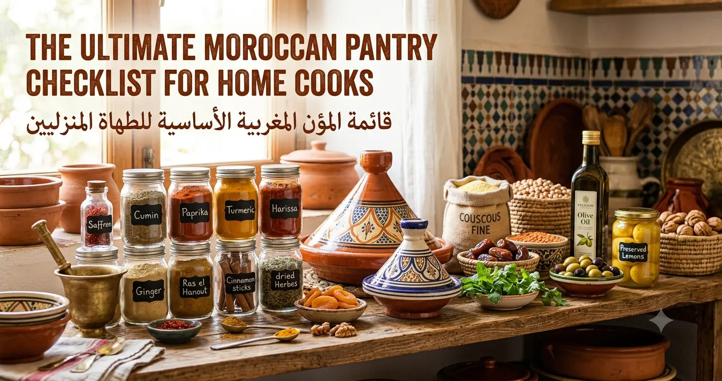 The Ultimate Moroccan Pantry Checklist for Home Cooks