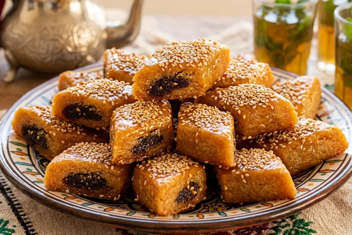 Makrout with Dates and Sesame