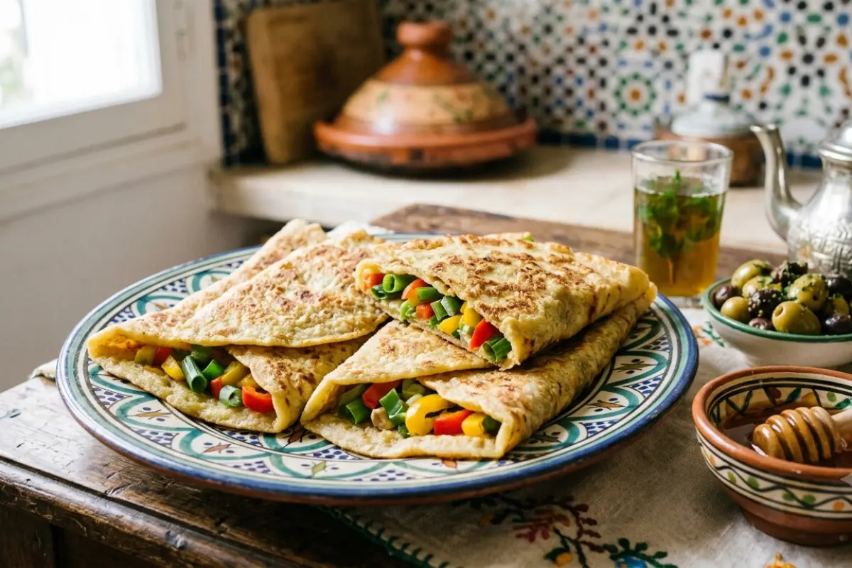 Krinitta with Green Onion and Pepper