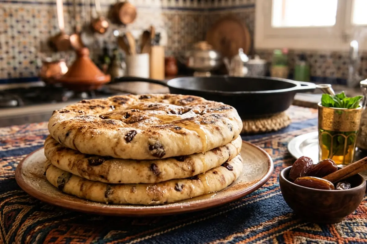 Matlouh with Dates and Cinnamon