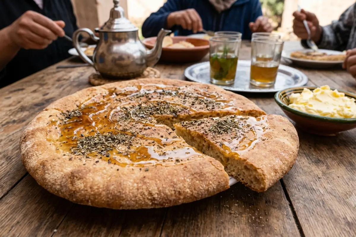 Tanta with Honey and Herbs