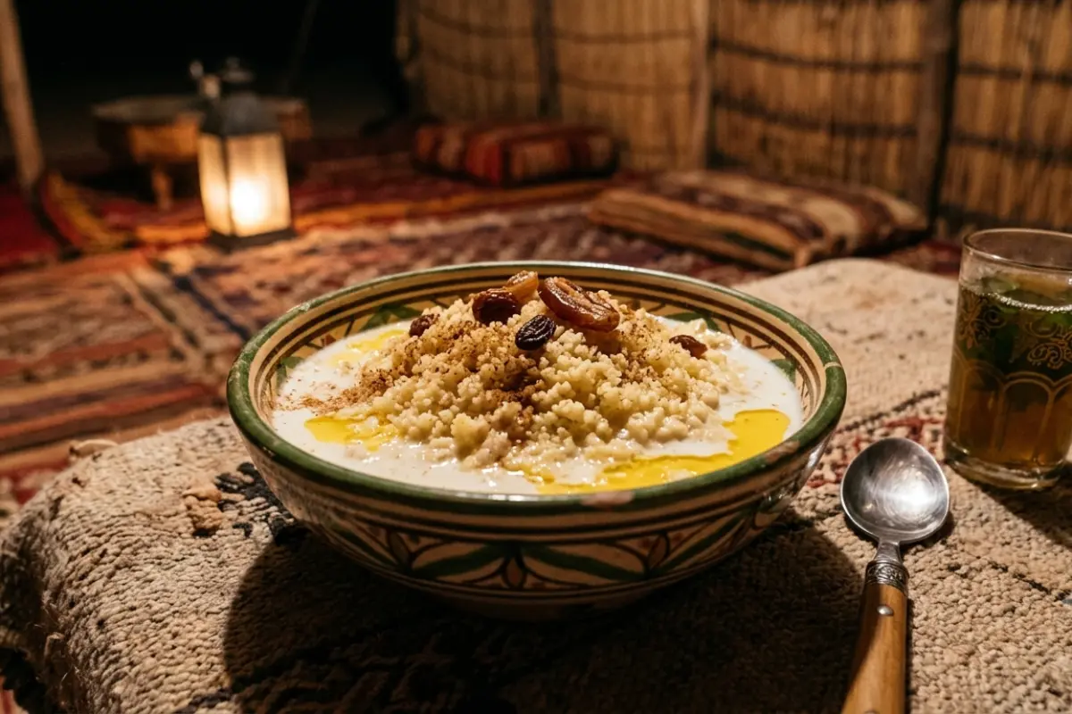 Bedouin Couscous with Milk and Butter
