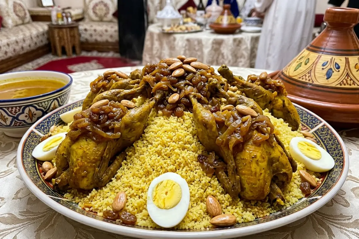 Couscous with Pigeon and Saffron