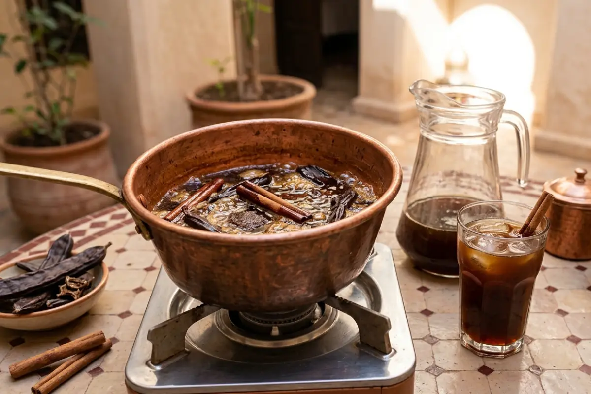 Carob Syrup with Sugar and Cinnamon