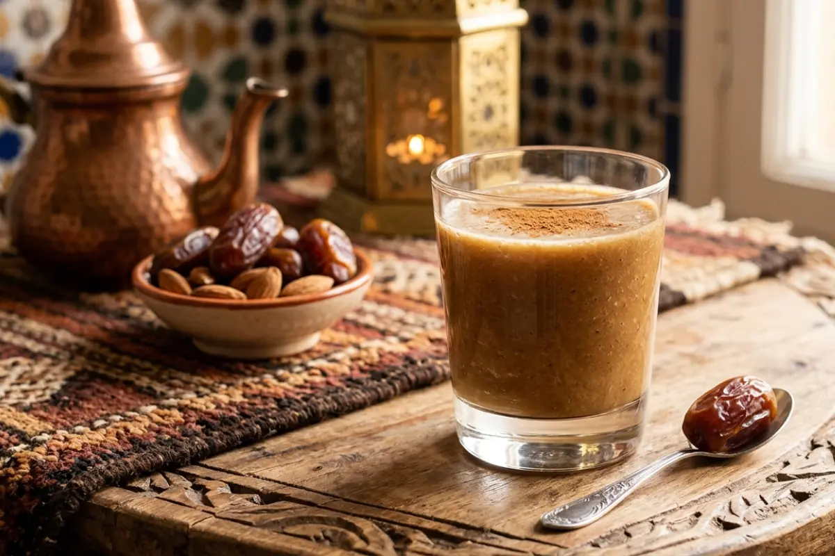 Date Milk and Cinnamon Juice