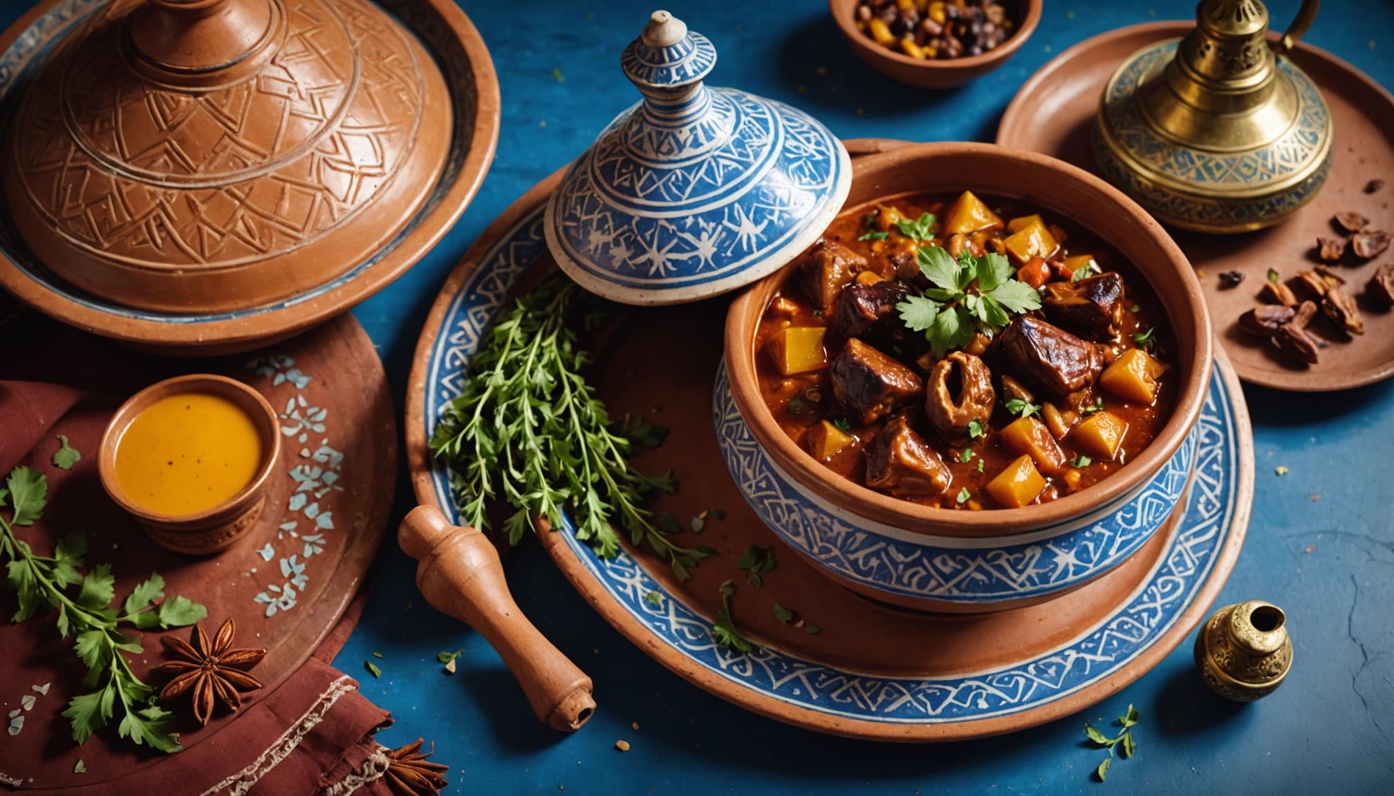 Camel Tagine with Dates and Pepper