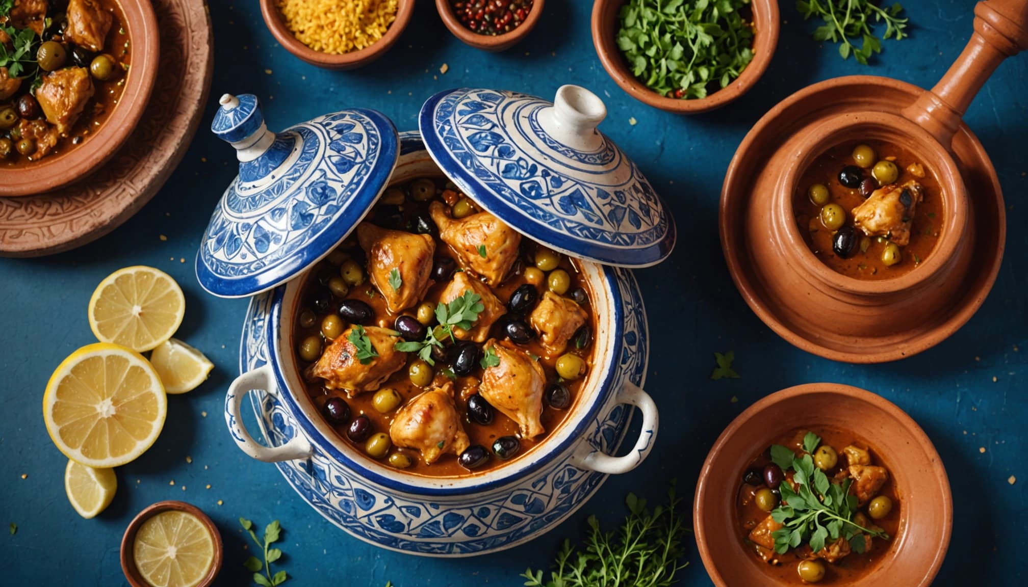 Chicken Tagine with Cumin and Olives