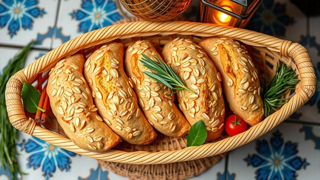 Oat Bread with Barley and Rosemary