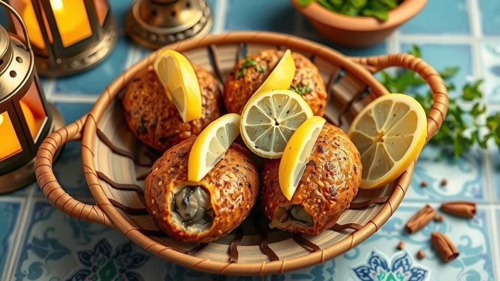 Sardine Briouates with Lemon