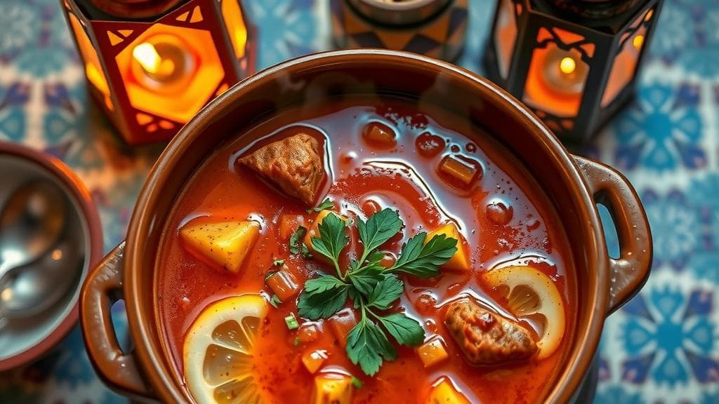 Vegetarian Harira Soup