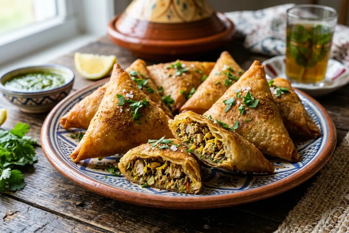 Briouates with Sardines and Lemon