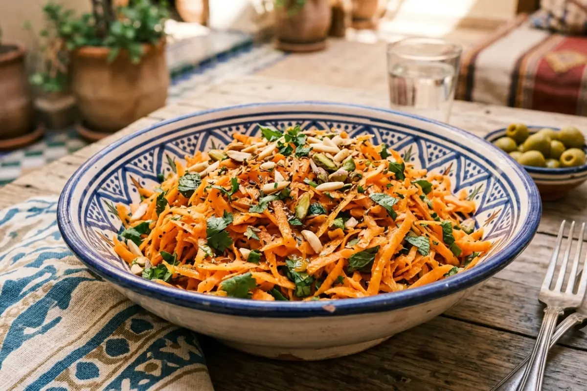 Moroccan Carrot Salad with Citrus & Spices